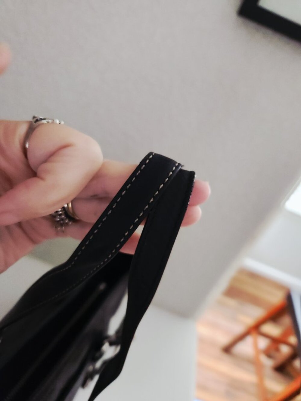 Euc Coach Gallery Black Leather w/Wallet Shoulder Bag Purse - Picture 4 of 16